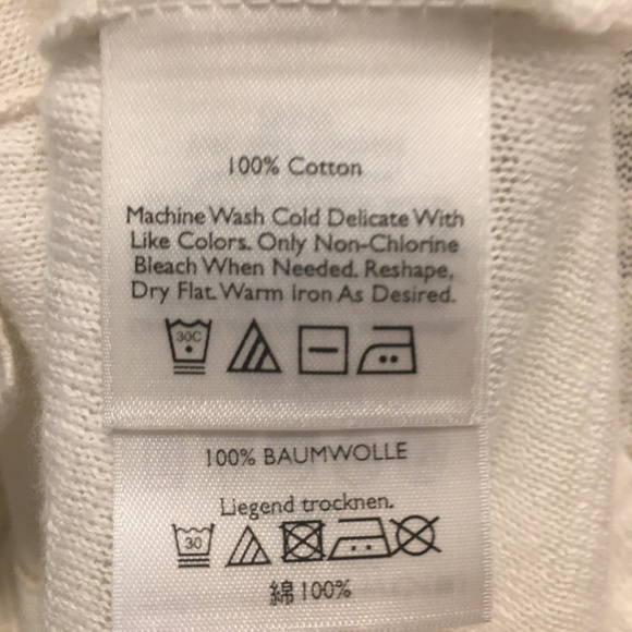 Eddie Bauer White Button Front Cardigan Sz. L - Picture 7 of 7